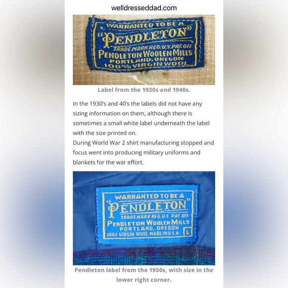 Pendleton 1950s Vintage Men’s Red Plaid Wool Button Up, Rare! Size Large. - Picture 6 of 6